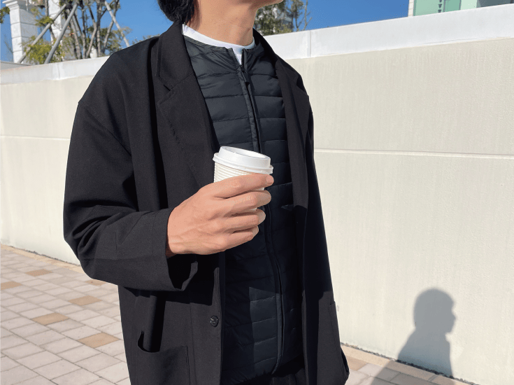 90%ダウンでしっかり暖かい